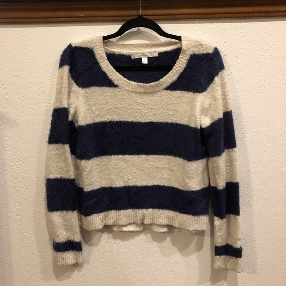 LC Lauren Conrad Navy/Cream Sweater - Picture 3 of 8